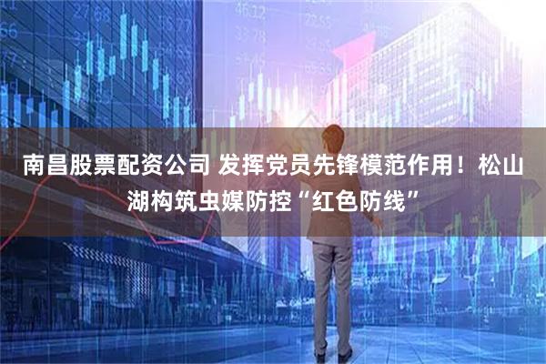 南昌股票配资公司 发挥党员先锋模范作用！松山湖构筑虫媒防控“红色防线”